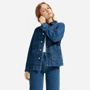 Brand new everlane chore jacket in denim xl